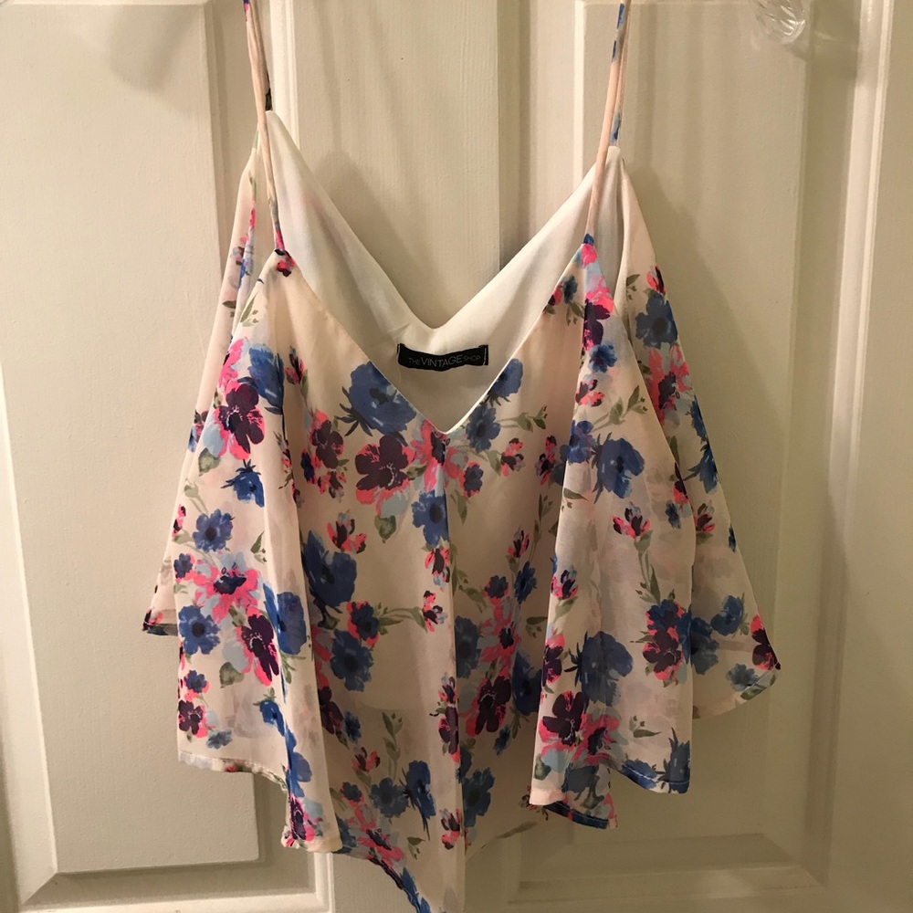 Floral crop top